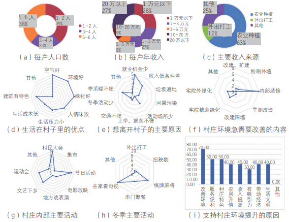 紅光村調(diào)研問卷數(shù)據(jù)統(tǒng)計結果