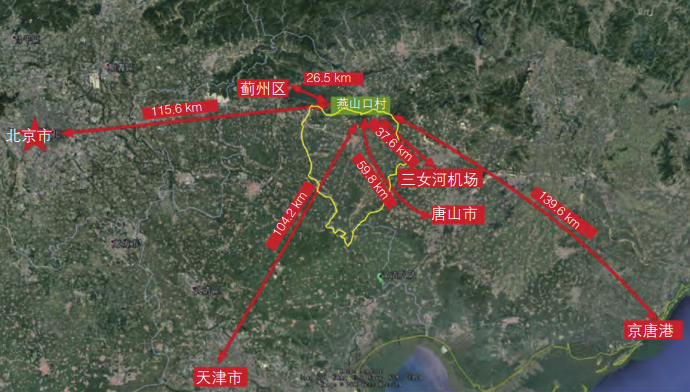 小燕山口村精細(xì)化村莊規(guī)劃區(qū)位圖 小燕山口村精細(xì)化村莊規(guī)劃區(qū)位圖