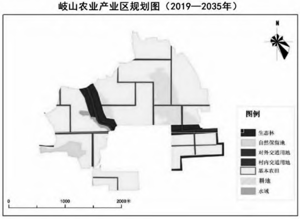 岐山農業產業區規劃圖
